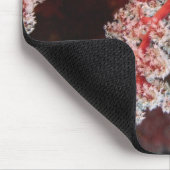 シーファンのクローズアップ水中、北スラウェシ マウスパッド (コーナー)