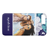 シーファンキーシェル型 |写真と名前 Case-Mate iPhoneケース (裏面(横))