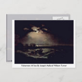 シーフィナーアットシーバイジョセフ・マロード・ウィリアム・ターナー ポストカード (正面/裏面)