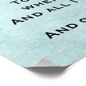 シーフィーバーマセフィールド詩 ポスター (角)