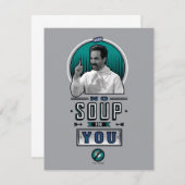 シーフェルド |お気に入りのスープなし ノートカード (正面/裏面)