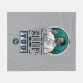 シーフェルド |お気に入りのスープなし フリースブランケット (正面(横))