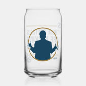 シーフェルド | "これらのプレッツェル"タイポグラフィグラフィック ガラス缶 (裏面)