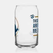 シーフェルド | "これらのプレッツェル"タイポグラフィグラフィック ガラス缶 (右)