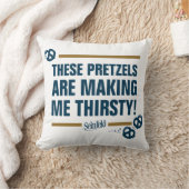 シーフェルド | "これらのプレッツェル"タイポグラフィグラフィック クッション (ブランケット)