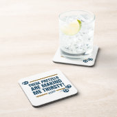 シーフェルド | "これらのプレッツェル"タイポグラフィグラフィック コースター (右側)