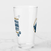 シーフェルド | "これらのプレッツェル"タイポグラフィグラフィック タンブラーグラス (左)