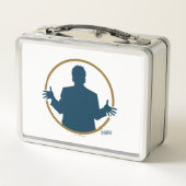 シーフェルド | "これらのプレッツェル"タイポグラフィグラフィック メタルランチボックス (裏面)