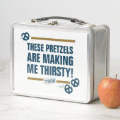 シーフェルド | "これらのプレッツェル"タイポグラフィグラフィック メタルランチボックス (インサイチュ)