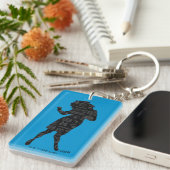 シーフェルド |エレインダンスシルエット キーホルダー (正面右)