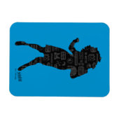 シーフェルド |エレインダンスシルエット マグネット (横)