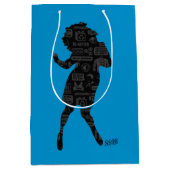 シーフェルド |エレインダンスシルエット ミディアムペーパーバッグ (正面)