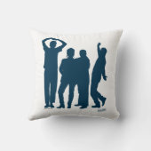 シーフェルド |シルエットグラフィックのグループ化 クッション (裏面)