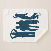 シーフェルド |シルエットグラフィックのグループ化 シェルパブランケット (正面(横))