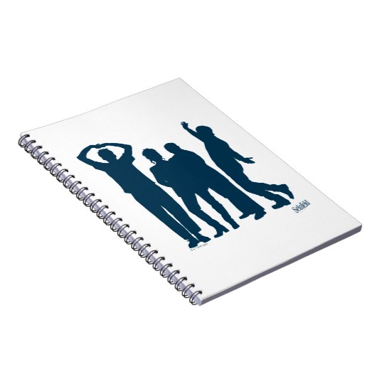 シーフェルド |シルエットグラフィックのグループ化 ノートブック (右側)