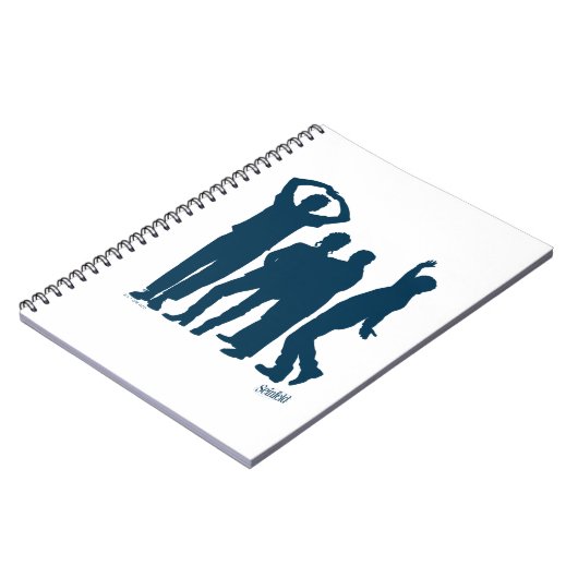 シーフェルド |シルエットグラフィックのグループ化 ノートブック (左側)