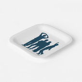 シーフェルド |シルエットグラフィックのグループ化 ペーパープレート (傾斜あり)