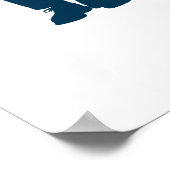 シーフェルド |シルエットグラフィックのグループ化 ポスター (角)