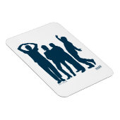 シーフェルド |シルエットグラフィックのグループ化 マグネット (右側)