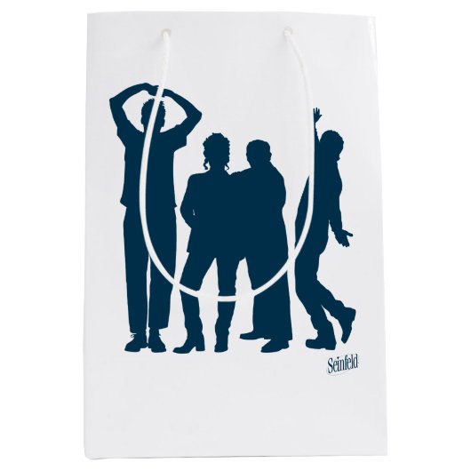 シーフェルド |シルエットグラフィックのグループ化 ミディアムペーパーバッグ (正面)