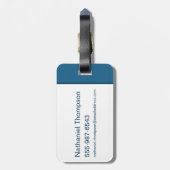 シーフェルド |シルエットグラフィックのグループ化 ラゲッジタグ (裏面縦)