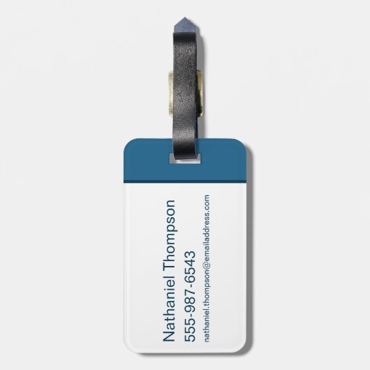 シーフェルド |シルエットグラフィックのグループ化 ラゲッジタグ (裏面縦)