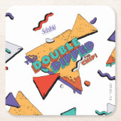 シーフェルド |チップをダブルディップ スクエアペーパーコースター (正面)