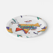 シーフェルド |チップをダブルディップ ペーパープレート (アングル)