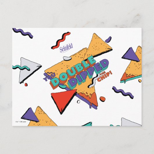 シーフェルド |チップをダブルディップ ポストカード (正面)
