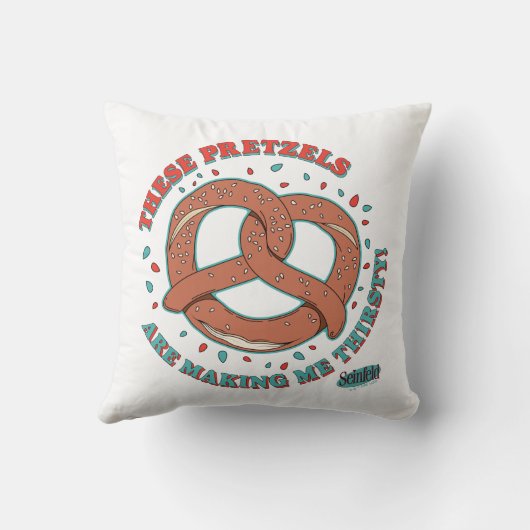 シーフェルド |プレッツェルが喉の渇きを癒してくれる クッション (裏面)