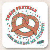 シーフェルド |プレッツェルが喉の渇きを癒してくれる コースター (正面)