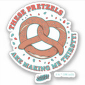 シーフェルド |プレッツェルが喉の渇きを癒してくれる シール (正面)