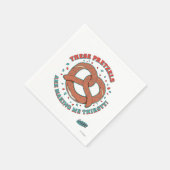 シーフェルド |プレッツェルが喉の渇きを癒してくれる スタンダードカクテルナプキン (角)