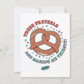 シーフェルド |プレッツェルが喉の渇きを癒してくれる ノートカード (正面)