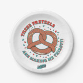 シーフェルド |プレッツェルが喉の渇きを癒してくれる ペーパープレート (正面)