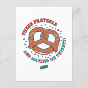 シーフェルド プレッツェルが喉の渇きを癒してくれる ポストカード