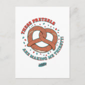 シーフェルド |プレッツェルが喉の渇きを癒してくれる ポストカード (正面)