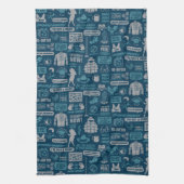 シーフェルド |ミームパターン キッチンタオル (縦)