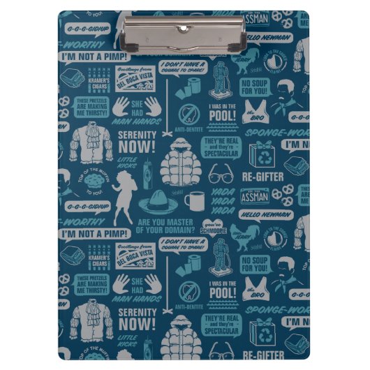 シーフェルド |ミームパターン クリップボード (正面)