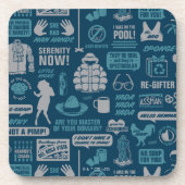 シーフェルド |ミームパターン コースター (正面)