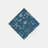 シーフェルド |ミームパターン スタンダードカクテルナプキン (角)