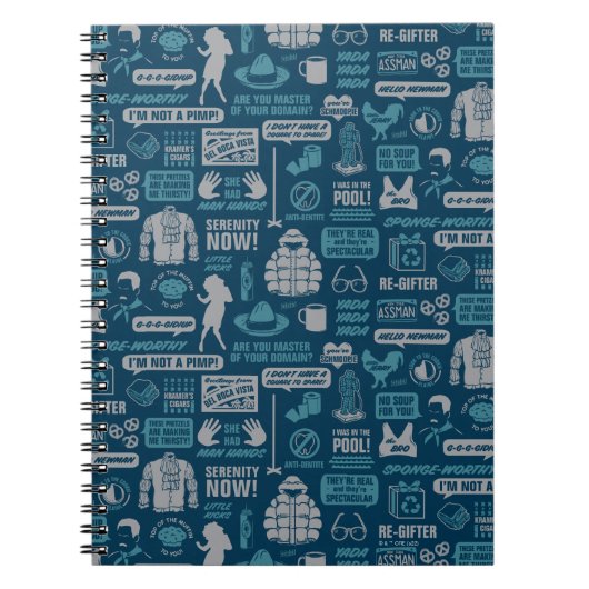 シーフェルド |ミームパターン ノートブック (正面)