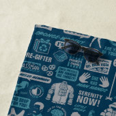 シーフェルド |ミームパターン ビーチタオル (インサイチュ)