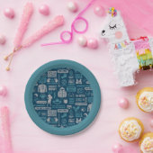 シーフェルド |ミームパターン ペーパープレート (パーティー)