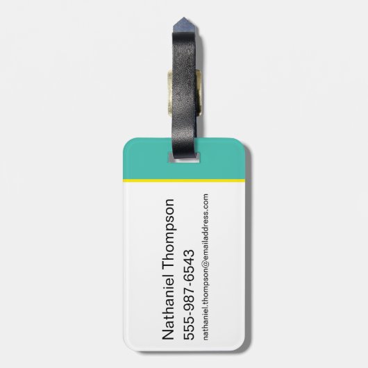 シーフェルド |何も表示しない ラゲッジタグ (裏面縦)