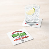 シーフェルド |宇宙の連結 スクエアペーパーコースター (インサイチュ)