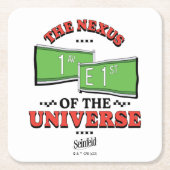 シーフェルド |宇宙の連結 スクエアペーパーコースター (正面)