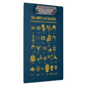 シーフェルド | ABCのSeinfeldインフォグラフィック クリップボード (右)