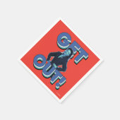 シーフェルド | Elaine – 出て行け！ スタンダードカクテルナプキン (角)