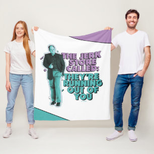 シーフェルド   George Costanza "The Jerk Store Called" フリースブランケット